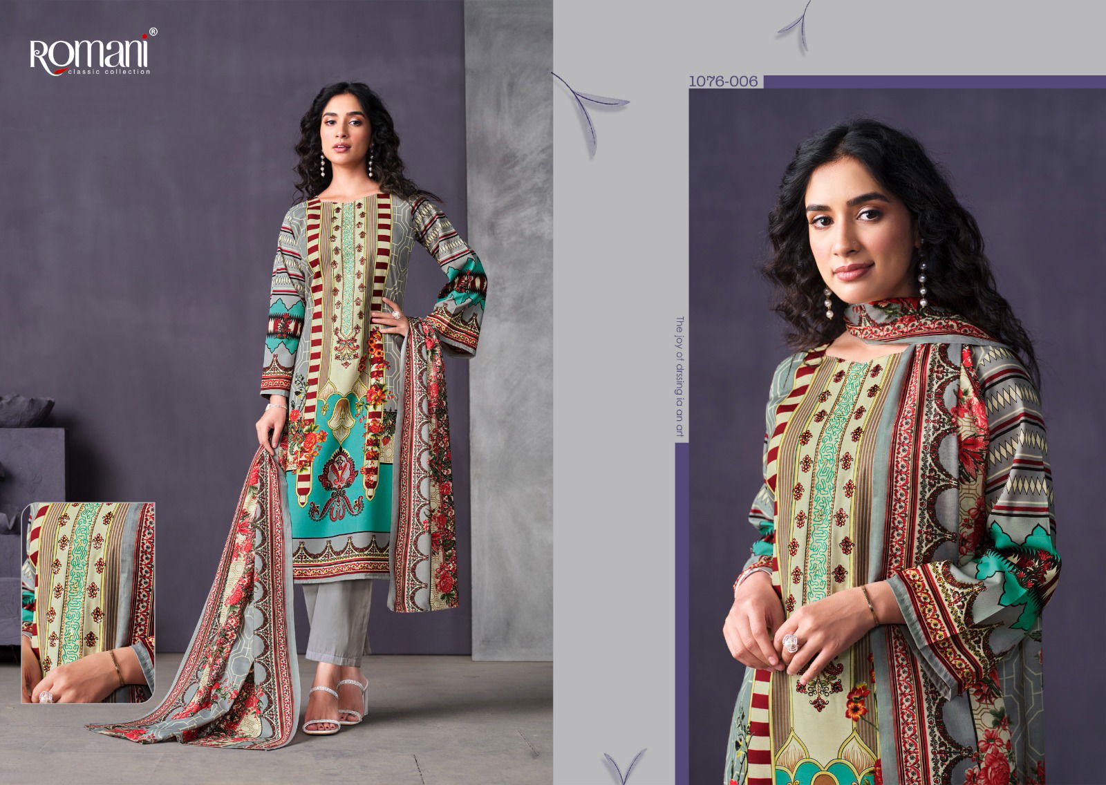 Mareena Vol 12 By Romani Cotton Dress Material Catalog